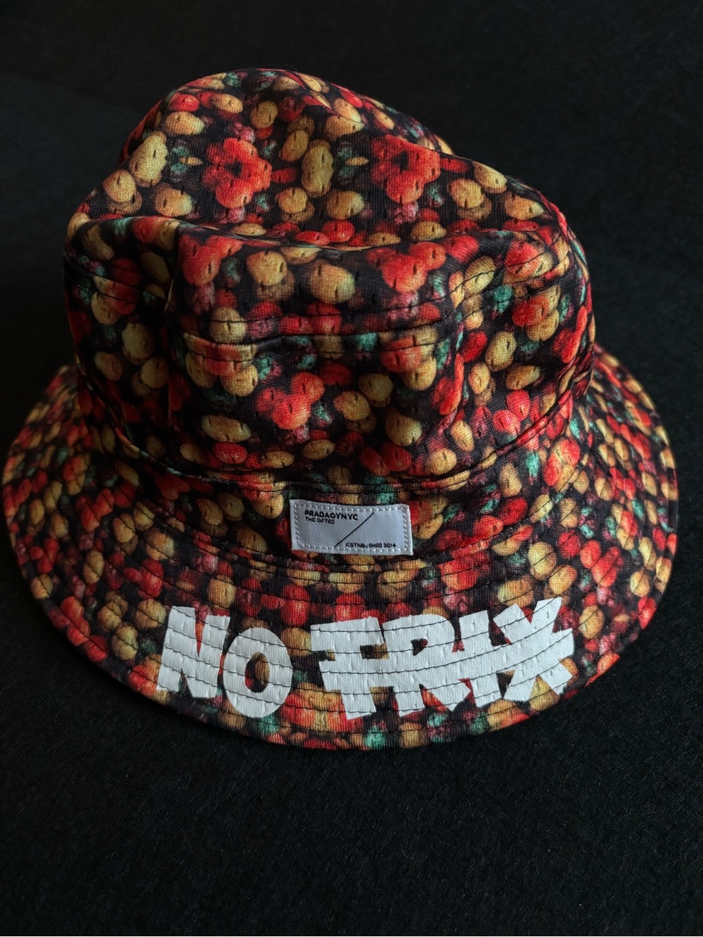 Pradagynyc The Gifted No Trix Multicolor Bucket Hat Size Small/Medium, NWOT